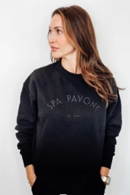 Spa Pavone Black Sweatshirt